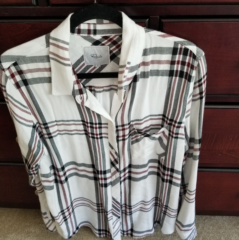 RAILS plaid button down
